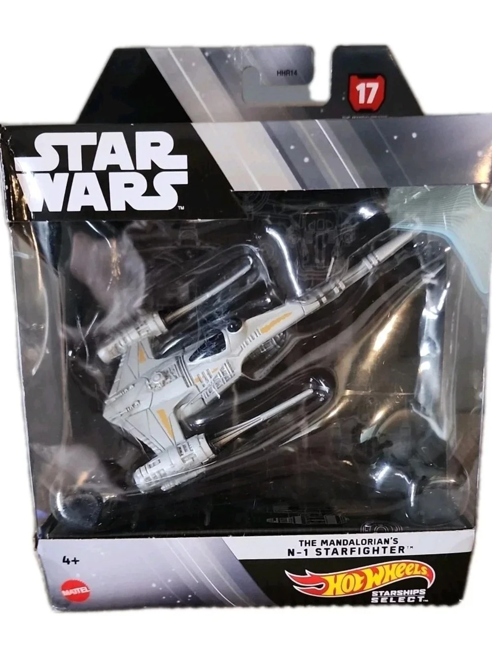 Hot Wheels Star Wars N-1 Starfighter Select #17 Die-Cast w/ Display